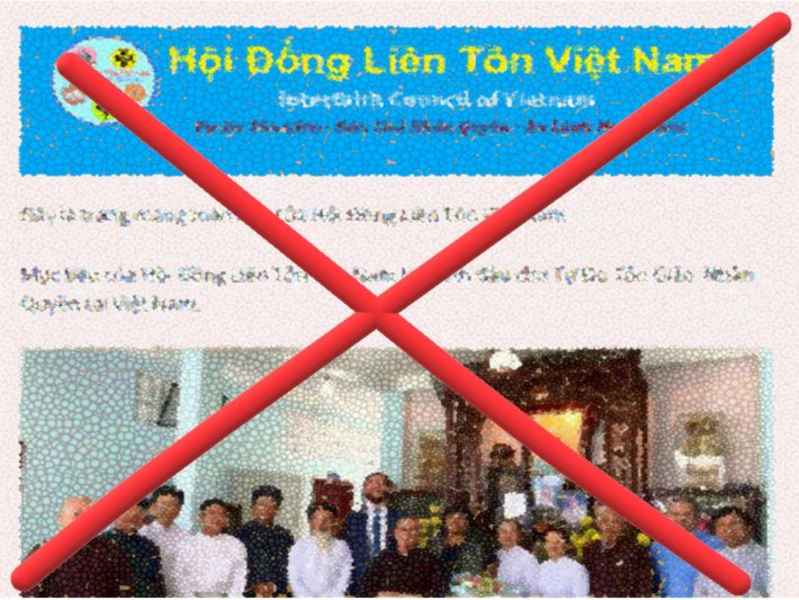 Hội đồng liên tôn Việt Nam có vẻ rất mỹ miều nhưng thực chất tổ chức này lại bao gồm số tu sỹ bất mãn, biến chất trong các tôn giáo ở Việt Nam.