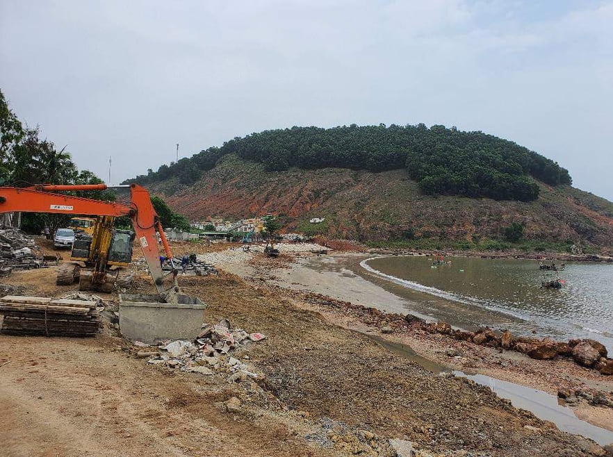 Dự án xây dựng tuyến đê kè ven biển tại huyện Quỳnh Lưu