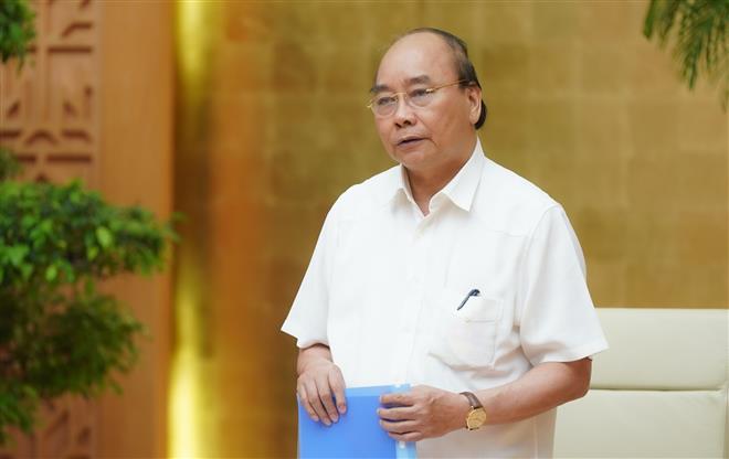 Thủ tướng Nguyễn Xuân Phúc: Xác lập tình trạng bình thường mới trong cuộc sống và các hoạt động kinh tế-xã hội. Ảnh: VGP/Quang Hiếu