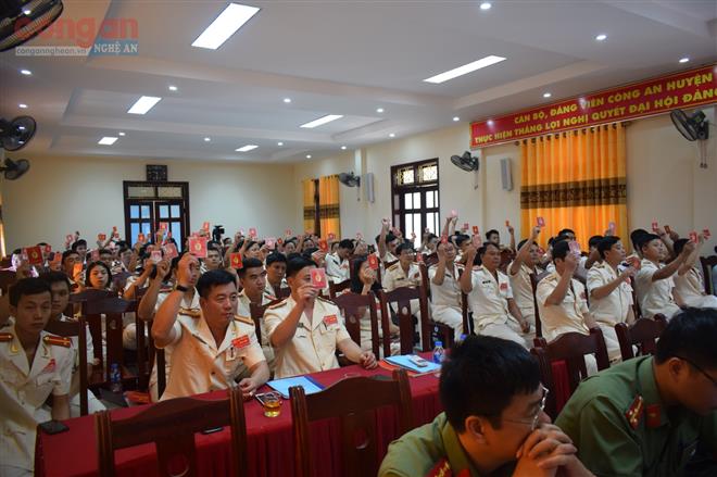Đại hội Đảng bộ Công an huyện Diễn Châu nhiệm kỳ 2020 - 2025