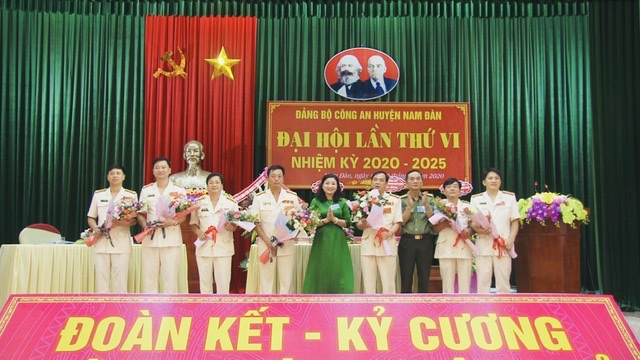 Đảng bộ Công an huyện Nam Đàn: Tổ chức thành công Đại hội Đảng lần thứ VI