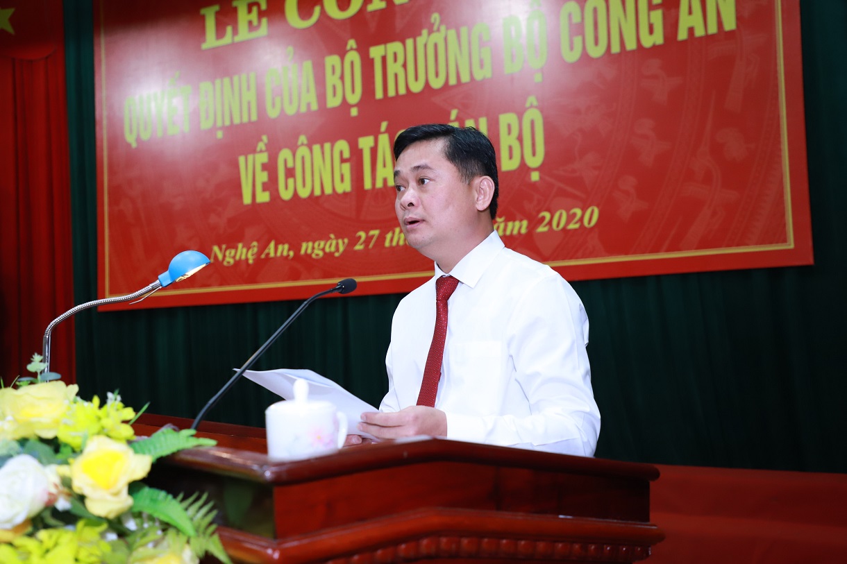 Đồng chí Thái Thanh Quý phát biểu tại buổi lễ