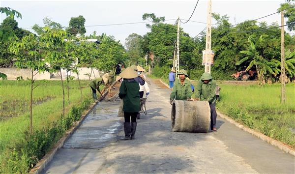 Xã Xuân Giang, huyện Nghi Xuân: Tiến gần nông thôn mới nâng cao
