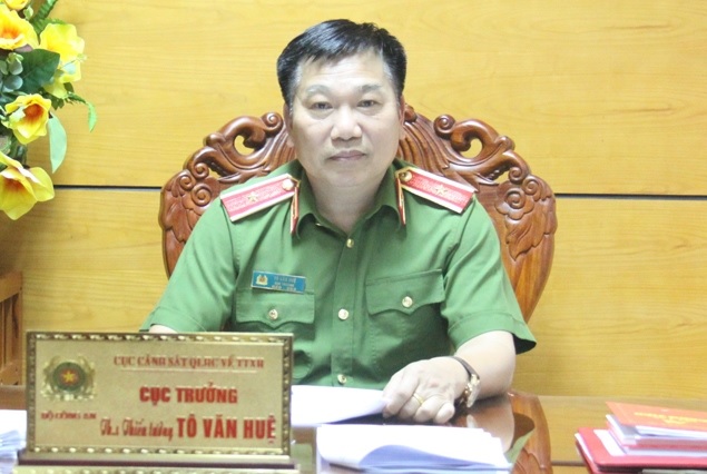 Thiếu tướng Tô Văn Huệ, Cục trưởng Cục Cảnh sát quản lý hành chính về trật tự xã hội, Bộ Công an.