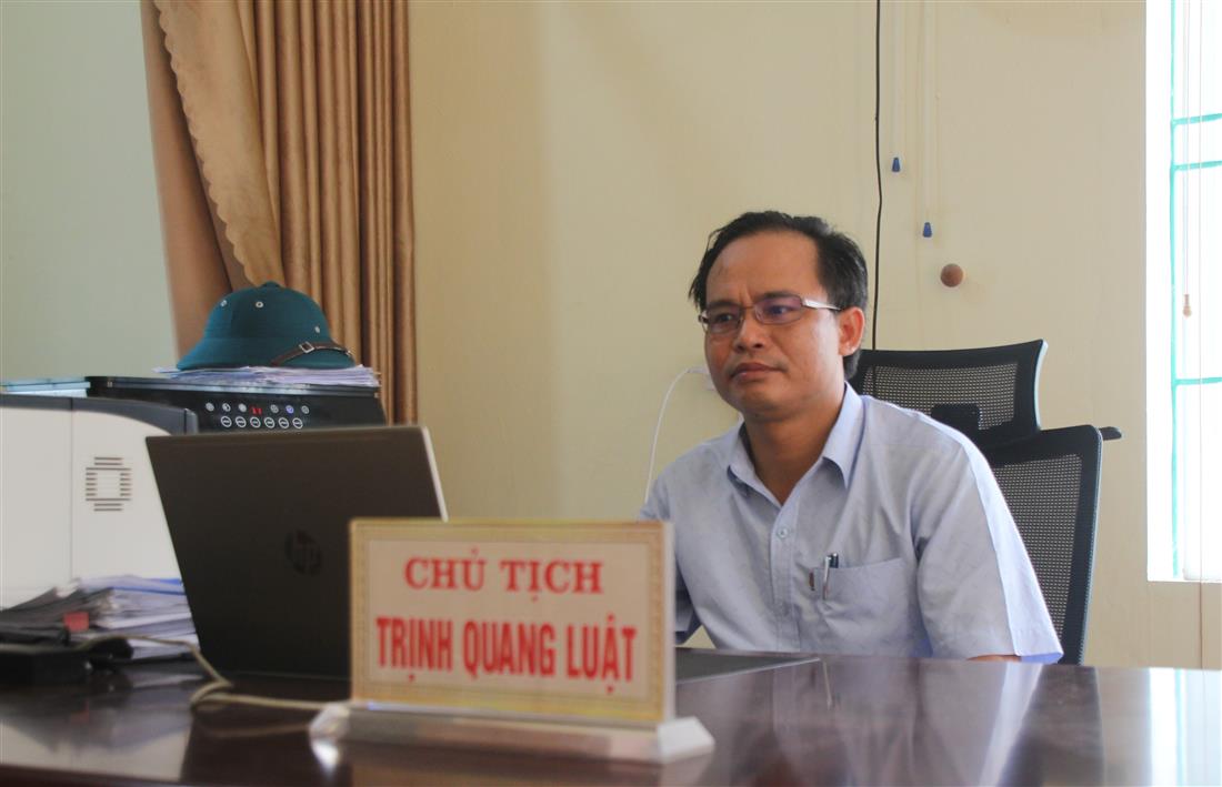 Đồng chí Trịnh Quang Luật, Chủ tịch UBND xã Xuân Hội