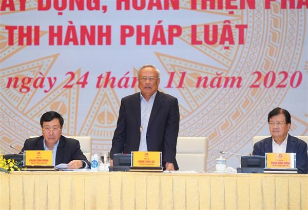 Phó Chủ tịch Quốc hội Uông Chu Lưu. Ảnh VGP/Quang Hiếu