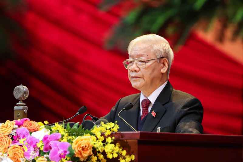 Tổng Bí thư, Chủ tịch nước Nguyễn Phú Trọng nêu một số bài học kinh nghiệm quý báu rút ra từ thực tiễn công cuộc đổi mới. Ảnh VGP