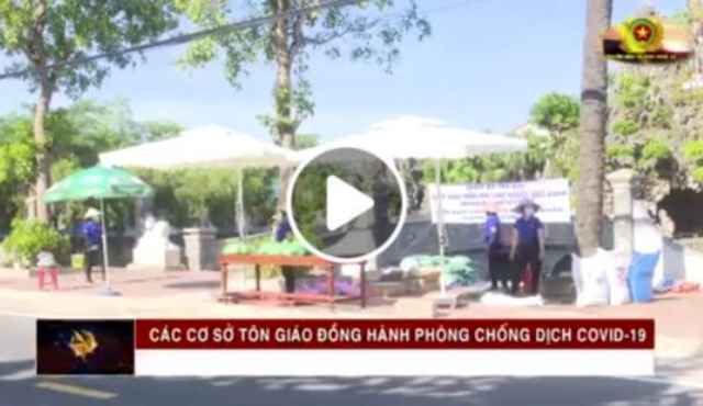 Nghệ An: Cộng đồng tôn giáo đồng hành phòng chống dịch