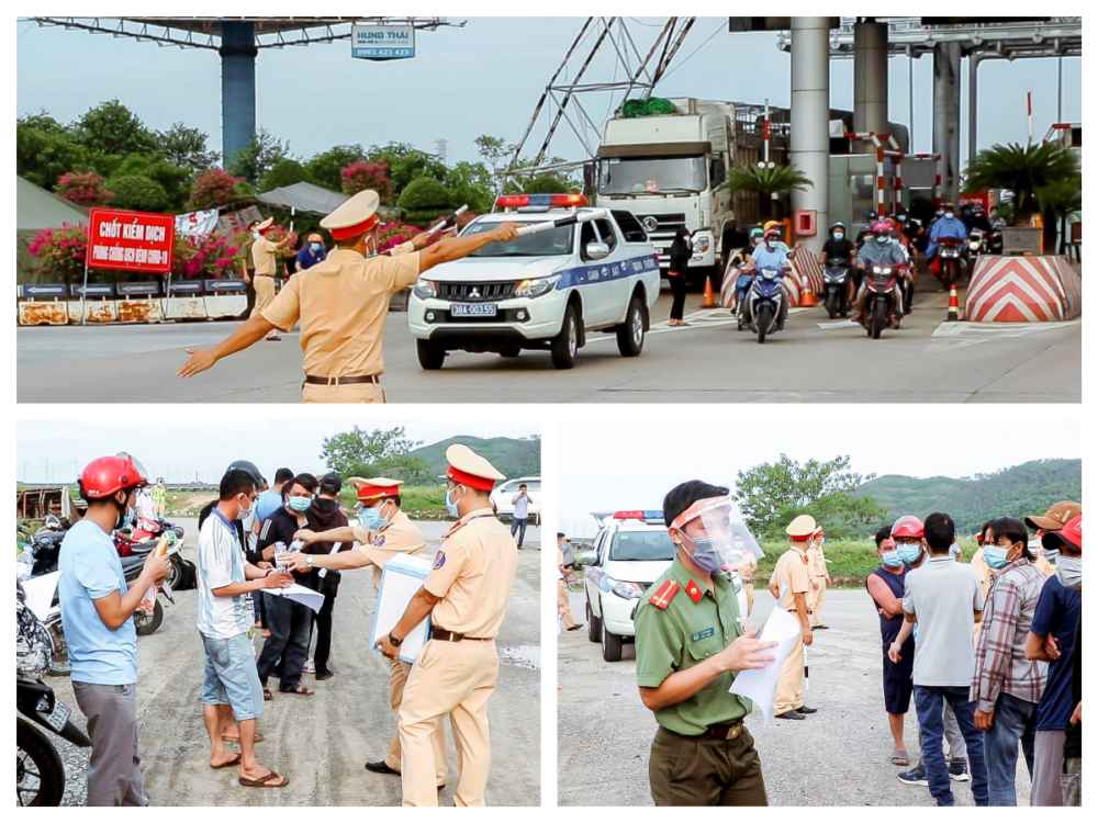 Công an Nghệ An đảm bảo an toàn cho người dân từ thành phố Hồ Chí Minh về quê