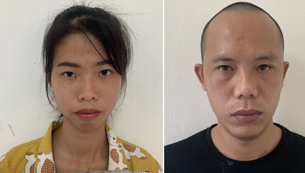 Công an huyện Yên Thành bắt giữ 02 đối tượng Nguyễn Thị Hoài và Phan Hồng Công