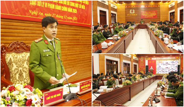 Công an tỉnh Nghệ An: Tập huấn luật sửa đổi, bổ sung một số điều của các bộ luật