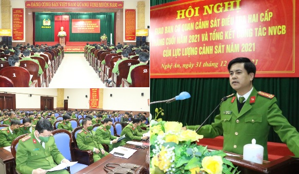 Công an tỉnh Nghệ An: Giao ban Cơ quan Cảnh sát điều tra hai cấp 6 tháng cuối năm