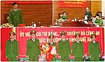 Đồng chí Trung tướng Nguyễn Duy Ngọc, Thứ trưởng Bộ Công an làm việc tại Công an tỉnh Nghệ An