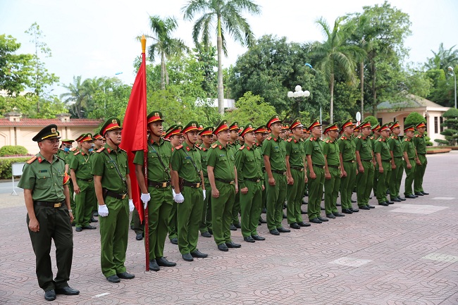 Tham gia Hội thi năm nay, đội tuyển Công an tỉnh Nghệ An gồm 68 vận động viên chính thức và 10 vận động viên dự bị