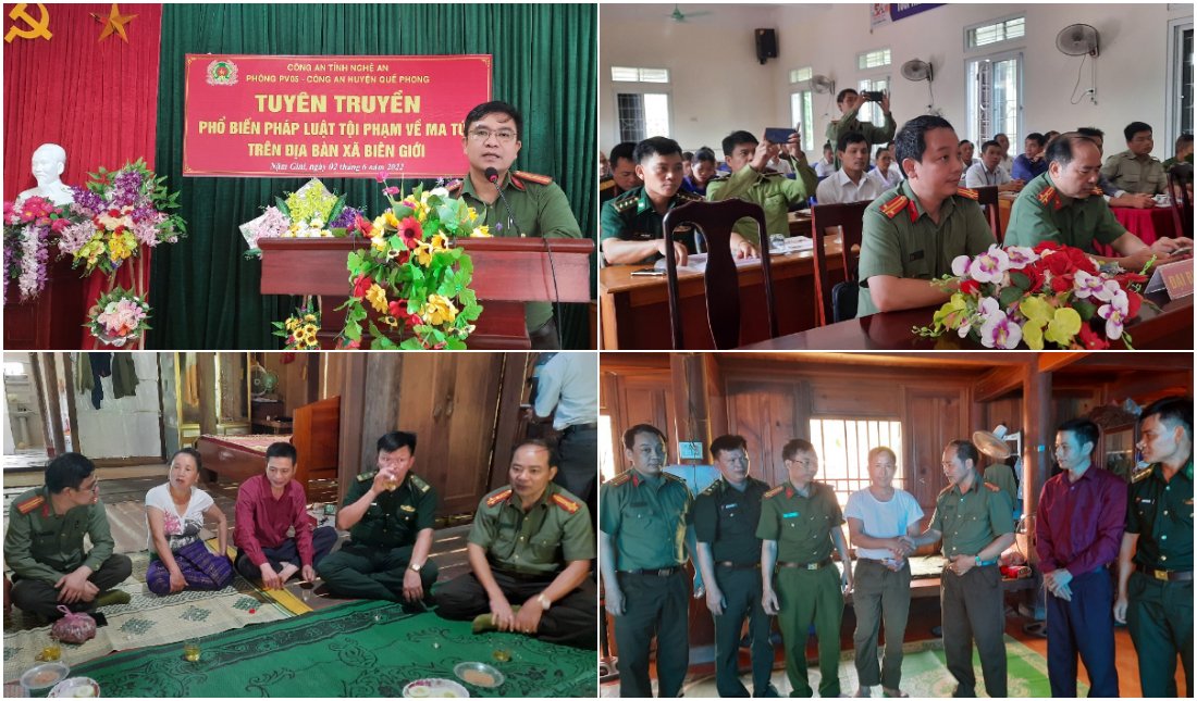 Tuyên truyền pháp luật về phòng, chống ma túy tại xã biên giới