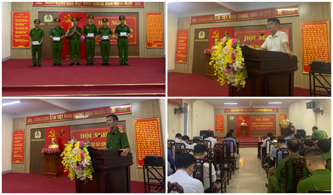 Công an huyện Nghi Lộc tổng kết công tác xây dựng mô hình cải cách hành chính Công an cấp xã