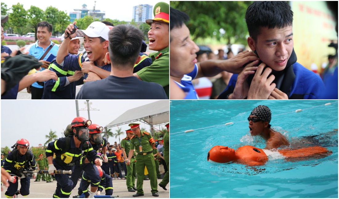 Chùm ảnh: Những hình ảnh đẹp về Hội thao nghiệp vụ cứu nạn, cứu hộ