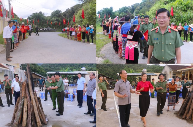 Một vài hình ảnh không khí ngày hội Toàn dân bảo vệ ANTQ tại xã Na Ngoi