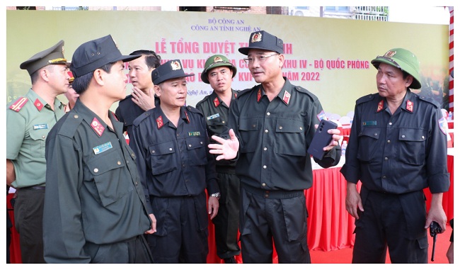 Công an tỉnh Nghệ An hoàn thành xuất sắc nhiệm vụ diễn tập khu vực phòng thủ, phòng thủ dân sự tỉnh năm 2022