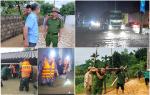 Công an tỉnh Nghệ An xuyên đêm giúp dân khắc phục hậu quả mưa lũ