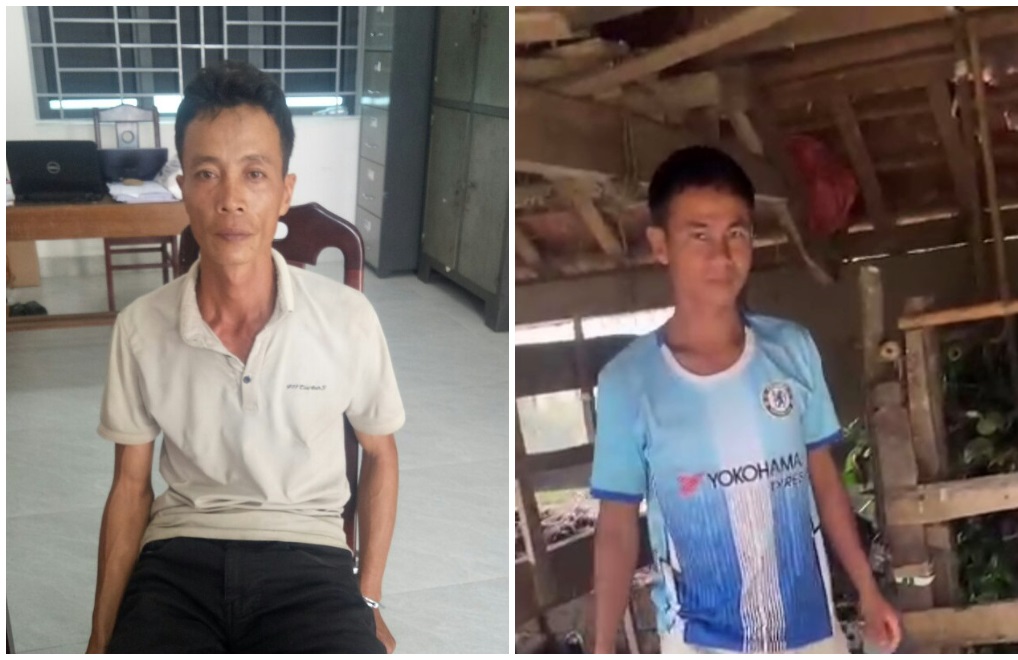 Công an huyện Thanh Chương bắt giữ 02 đối tượng Phan Văn Hóa và Phan Văn Trung 