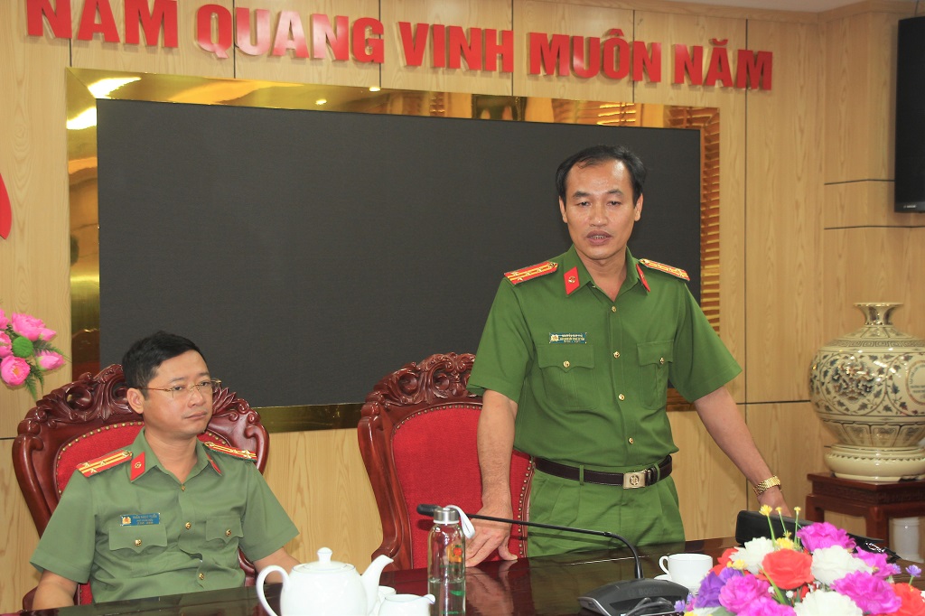 Công an tỉnh Bình Phước rất ghi nhận, đánh giá cao sự nỗ lực, quyết tâm cũng như kết quả công tác cải cách hành chính của Công an tỉnh Nghệ An