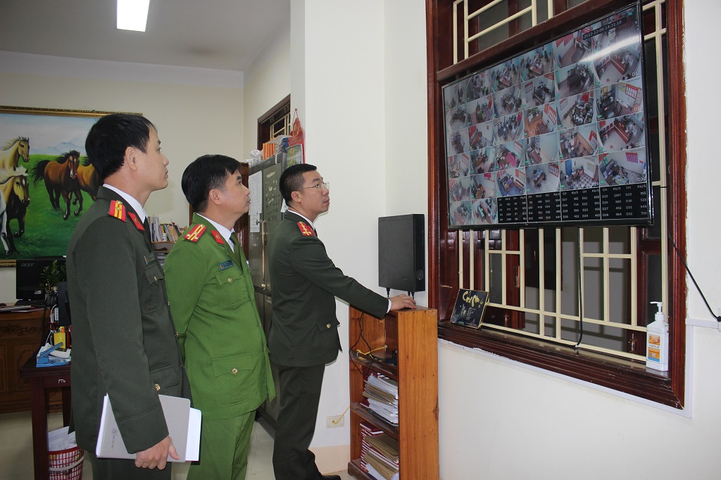 Công an huyện Yên Thành đã hoàn thành hệ thống camera giám sát tại 100% Bộ phận một cửa Công an cấp xã, thị trấn trên địa bàn