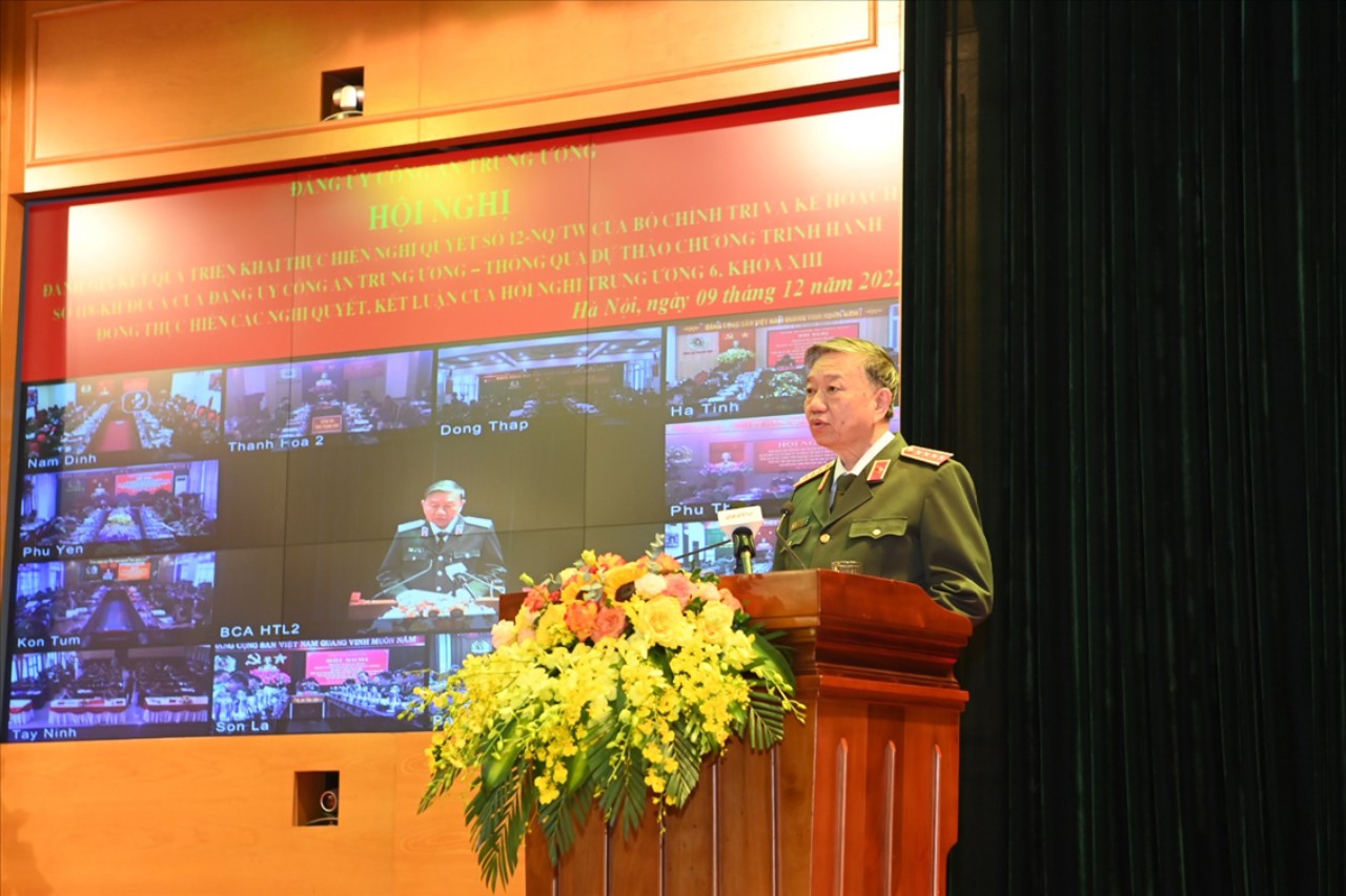 Bộ trưởng Tô Lâm phát biểu tại Hội nghị