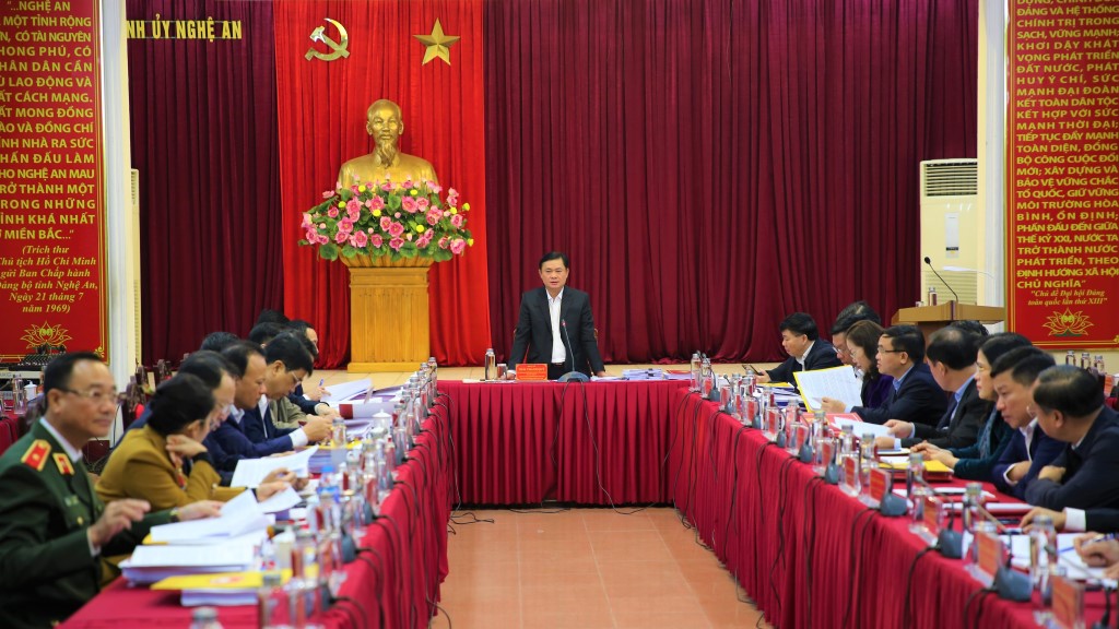 Bí thư Tỉnh ủy Thái Thanh Quý chủ trì họp phiên thường kỳ Ban Thường vụ Tỉnh ủy tháng 12/2022