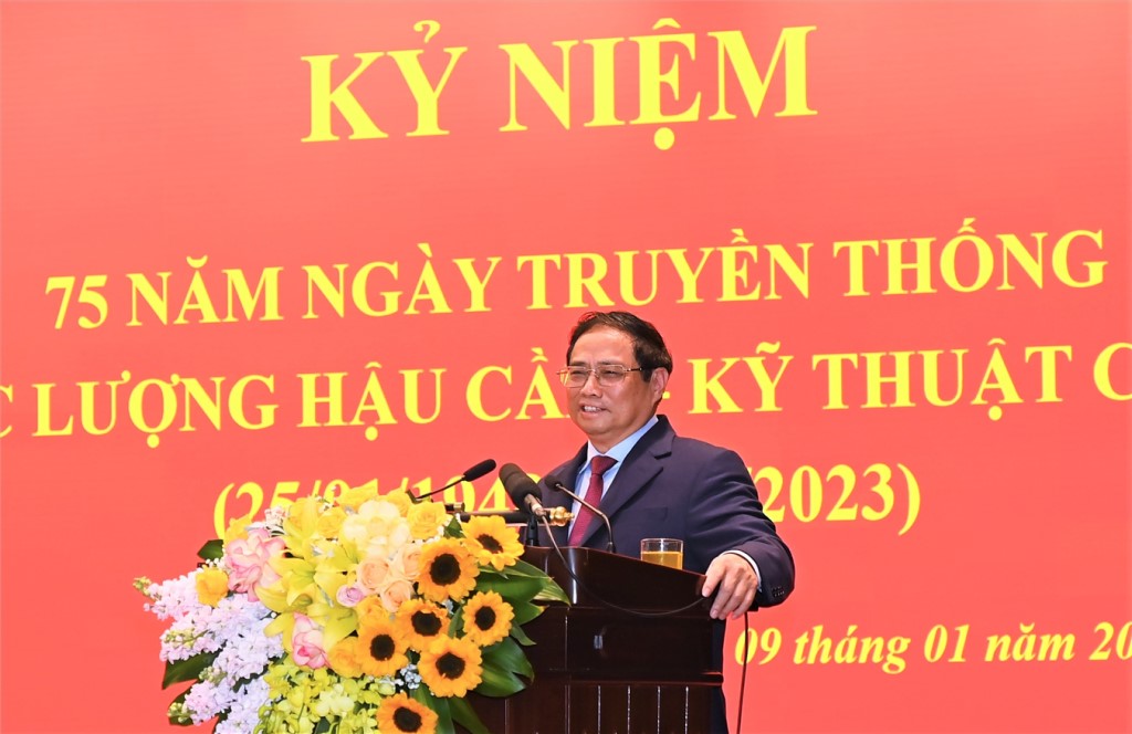 Thủ tướng Chính phủ Phạm Minh Chính phát biểu tại chương trình kỷ niệm.