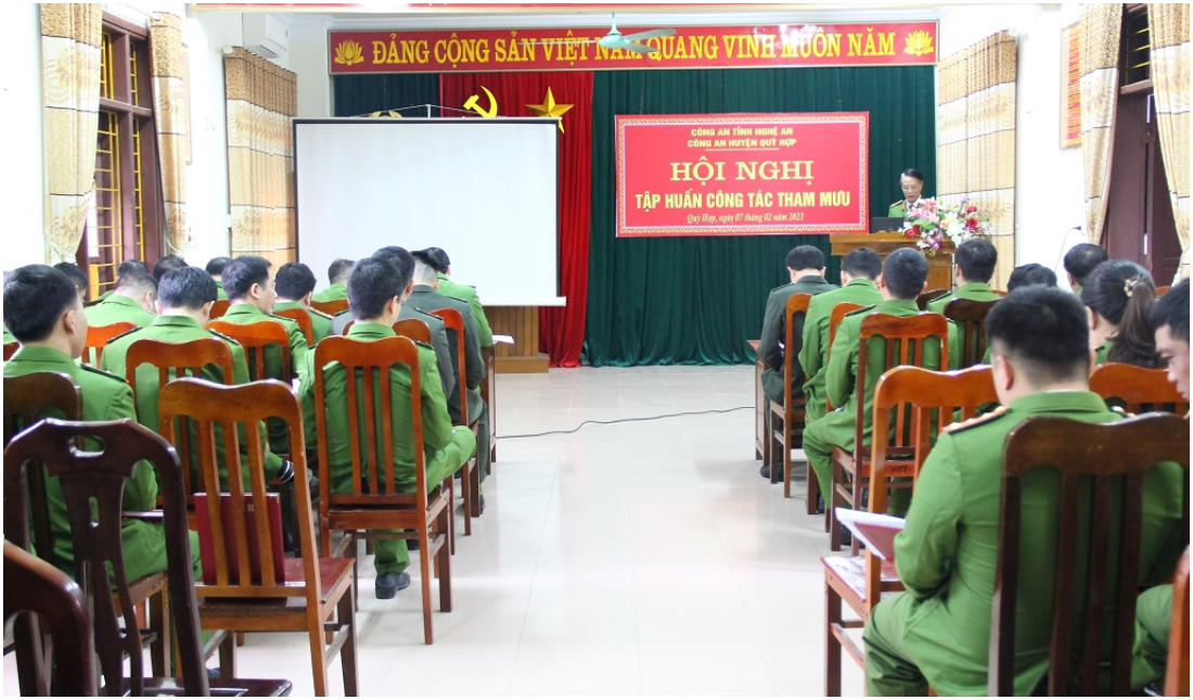 Hội nghị tập huấn công tác tham mưu