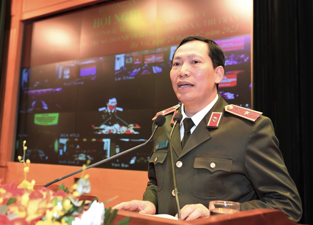 Thứ trưởng Lê Văn Tuyến phát biểu tại Hội nghị