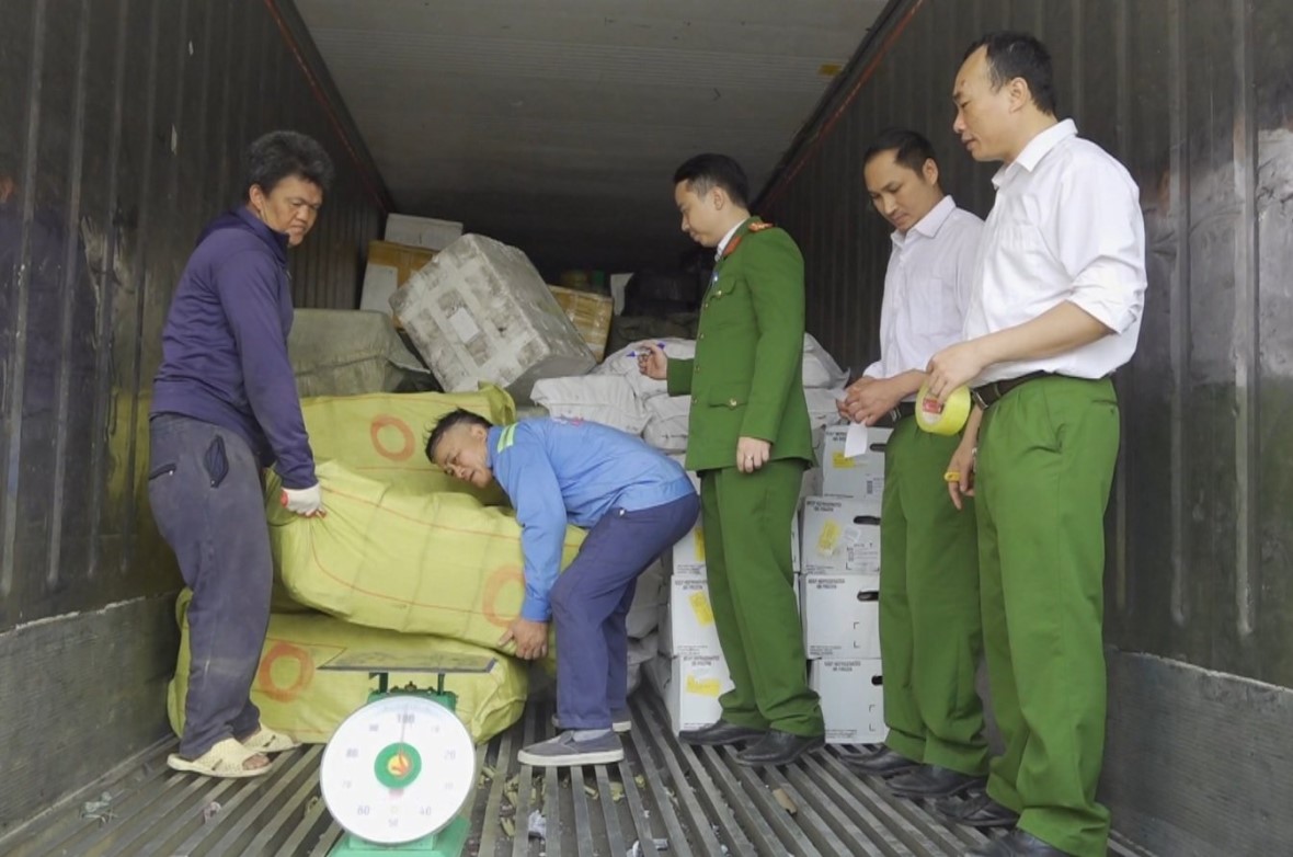 Thu giữ gần 17 tấn động vật đông lạnh không rõ nguồn gốc