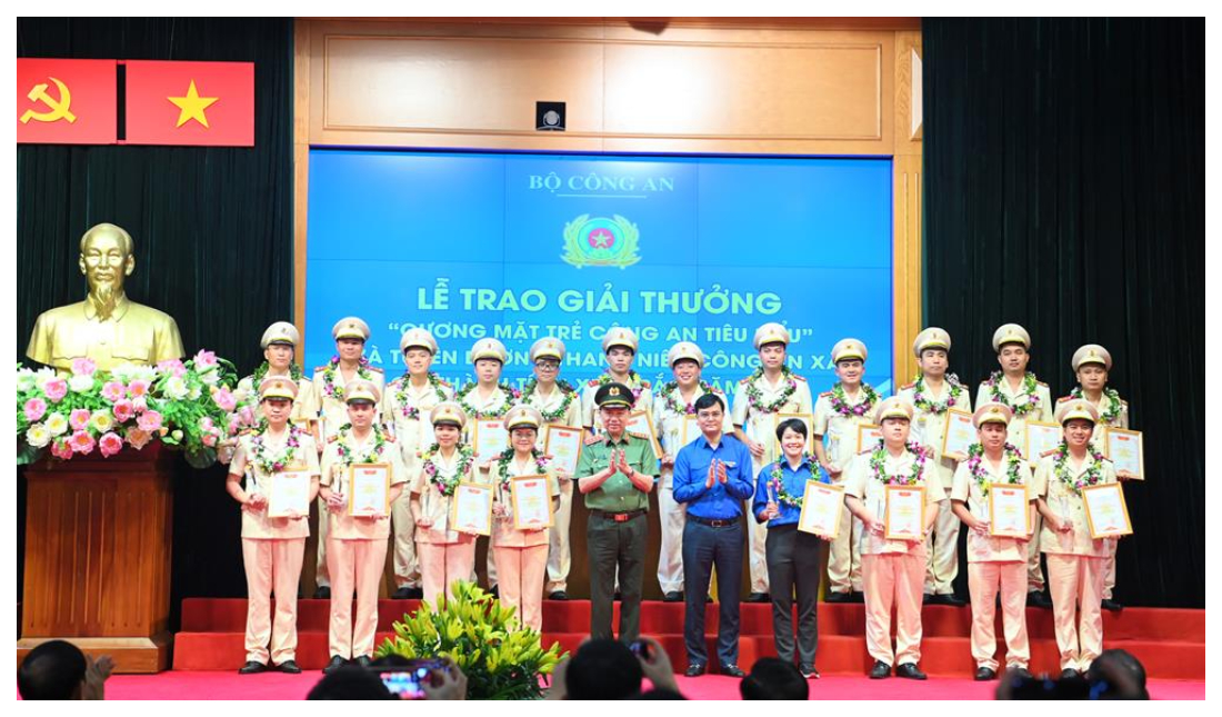 Tuyên dương 20 gương mặt trẻ Công an tiêu biểu, 75 thanh niên Công an xã có thành tích xuất sắc