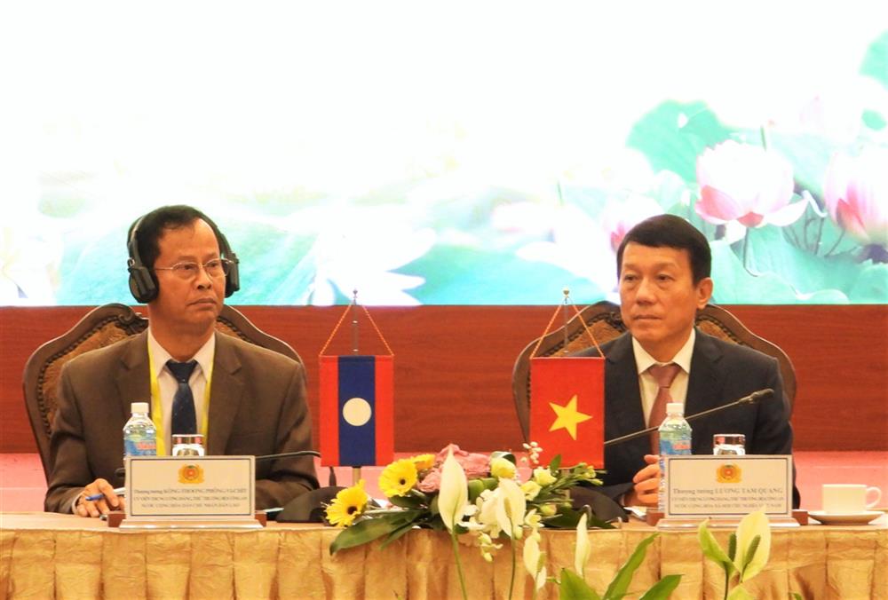  Thứ trưởng Lương Tam Quang và Thứ trưởng Kongthong Phongvichit đồng chủ trì Hội nghị.