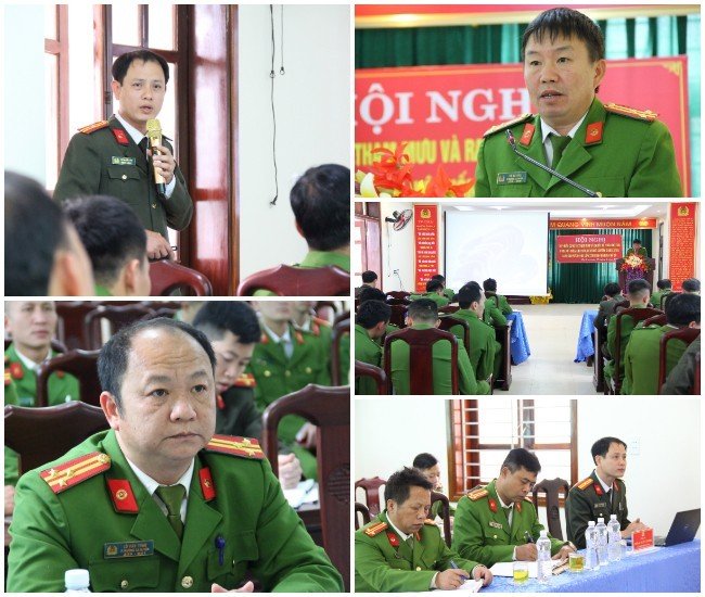 Tập huấn công tác tham mưu tại Công an huyện Kỳ Sơn