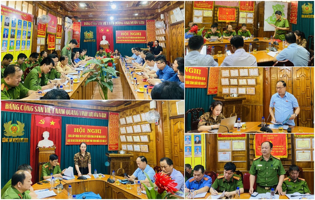 Hội nghị góp ý 05 dự án Luật tại huyện Tương Dương