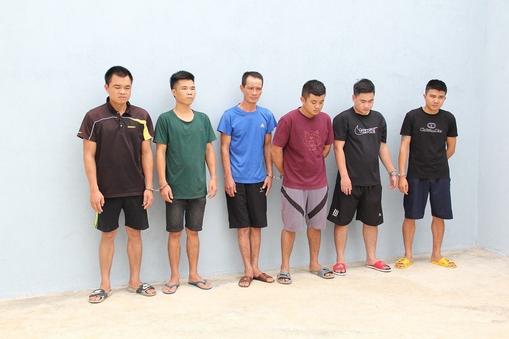 Các đối tương phạm tội ma túy bị Công an thị xã Thái Hòa bắt giữ