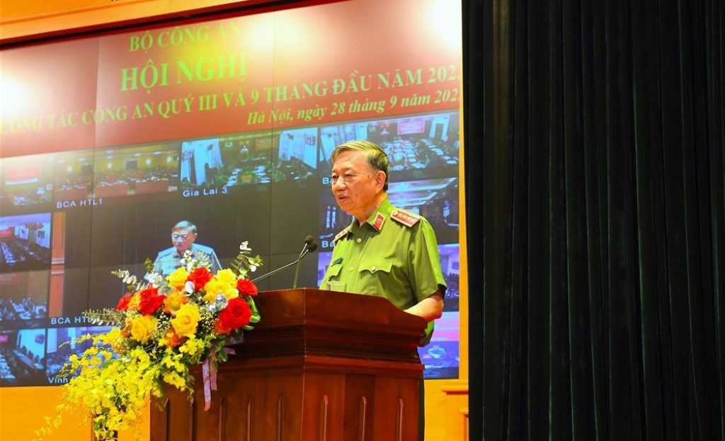 Bộ trưởng Tô Lâm phát biểu chỉ đạo Hội nghị