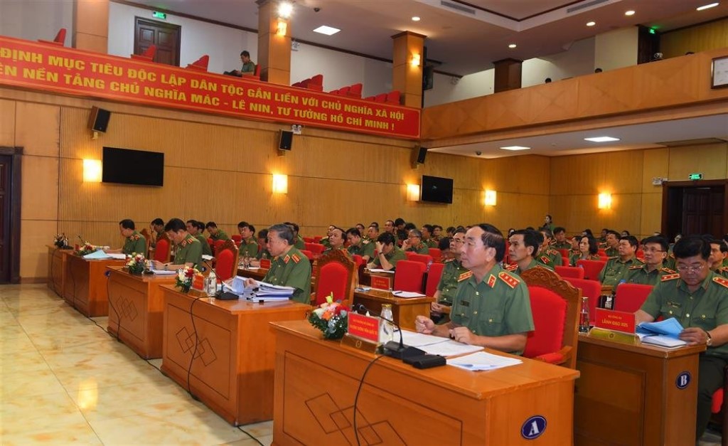 Bộ trưởng Tô Lâm cùng các đại biểu dự Hội nghị
