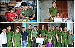 Nhận đỡ đầu và trao quà tặng học sinh 03 trường tiểu học vùng biên giới Việt - Lào