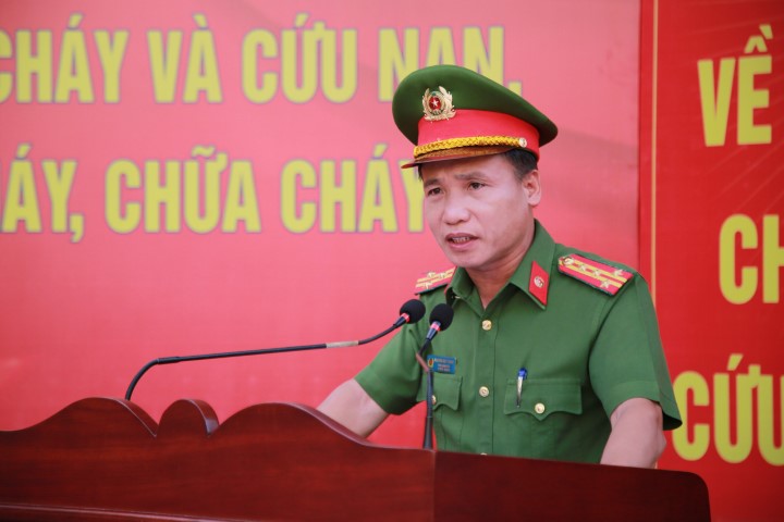 Đại tá Nguyễn Duy Thanh, Phó Giám đốc Công an tỉnh