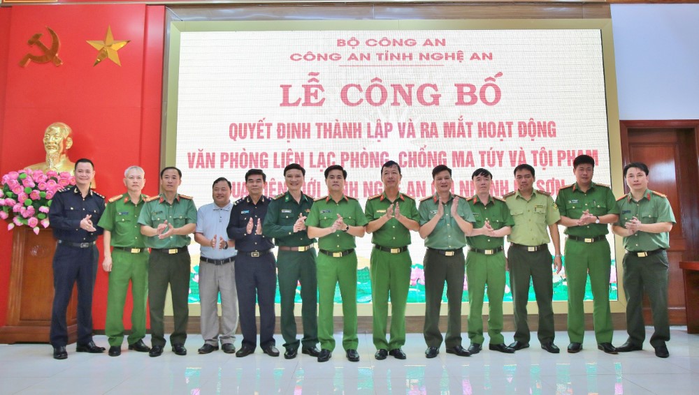 Nghệ An: Ra mắt Văn phòng liên lạc phòng, chống ma tuý và tội phạm qua biên giới tại huyện Kỳ Sơn