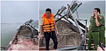 Phát hiện 02 thuyền khai thác cát trái phép trên sông Lam