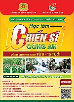 Chương trình 'Học làm chiến sĩ Công an' năm 2024