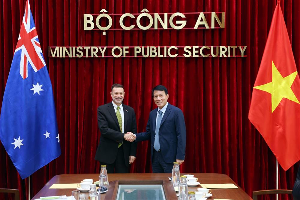 Tiếp tục tăng cường hợp tác giữa Bộ Công an Việt Nam và các cơ quan thực thi pháp luật Australia