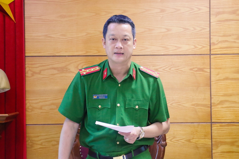 Đồng chí Đại tá Nguyễn Đức Cường, Phó Giám đốc Công an tỉnh nhấn mạnh, lực lượng Cảnh sát PCCC & CNCH Công an tỉnh và Công an các đơn vị, địa phương cần đẩy mạnh kiểm tra PCCC các loại hình cơ sở có nguy cơ cháy, nổ cao
