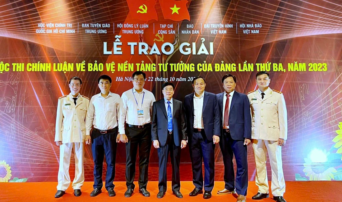 Trong 02 năm (2022-2023), Công an Nghệ An liên tiếp đạt 01 giải B, 03 giải C cấp Trung ương cuộc thi Chính luận về bảo vệ nền tảng tư tưởng của Đảng 