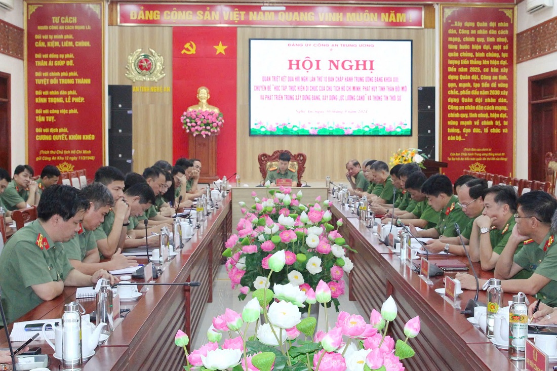 Toàn cảnh Hội nghị tại điểm cầu Nghệ An