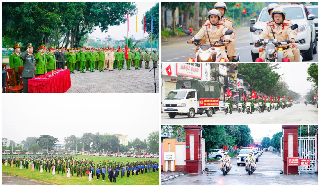 Công an các đơn vị, địa phương đồng loạt ra quân tấn công, trấn áp tội phạm đợt cao điểm trước, trong và sau Tết Nguyên đán Ất Tỵ 2025